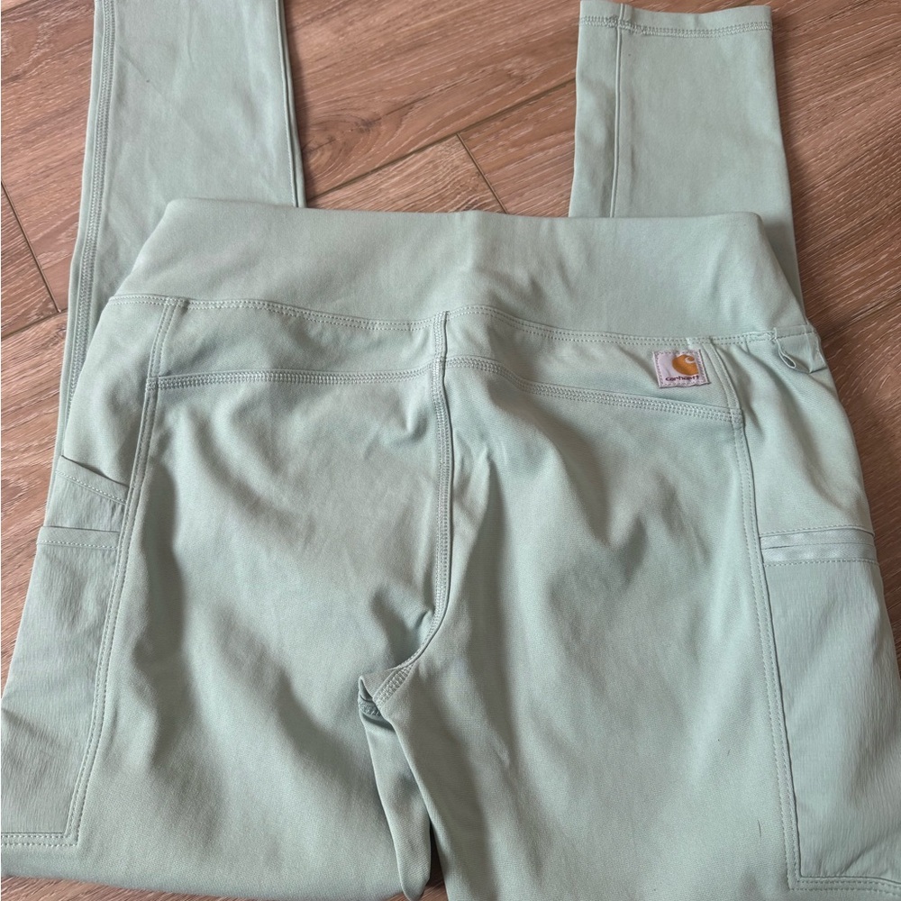 Carhartt women Sage Green High-Waist Utility Leggings - CALLOUT- see picture. - Picture 4 of 7